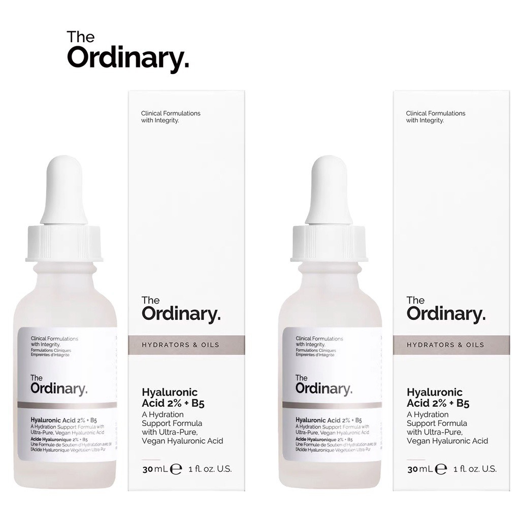 The Ordinary Hyaluronic Acid 2% + B5 30ml Tinh Chất Phục Hồi Và Dưỡng ẩm Sâu