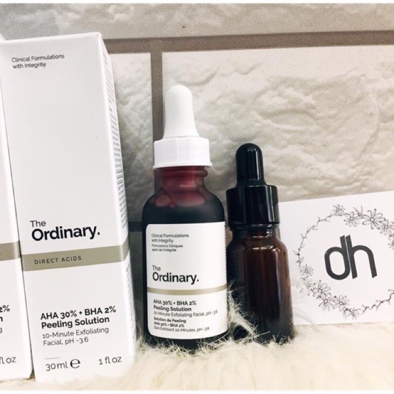 Tinh Chất Peel da The Ordinary AHA 30%+BHA 2% Peeling Solution 30ml