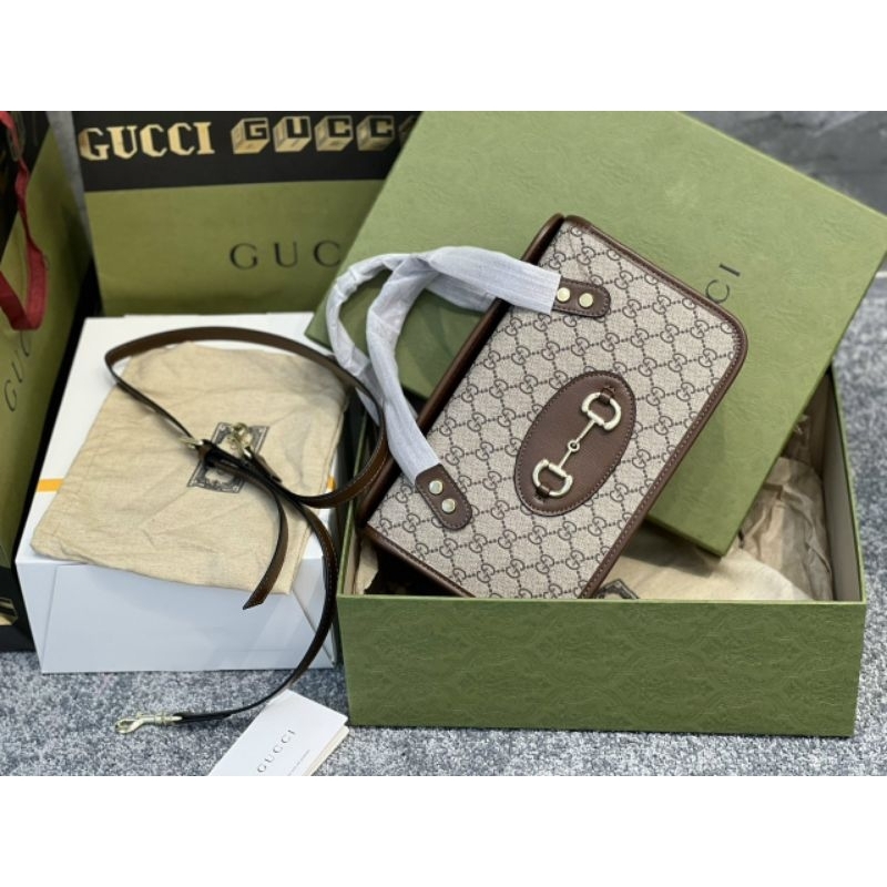 Túi Xách Nữ G.C Horsebit 1955 top sz28x18 hàng chuẩn hịn fullbox vip