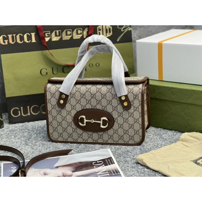 Túi Xách Nữ G.C Horsebit 1955 top sz28x18 hàng chuẩn hịn fullbox vip