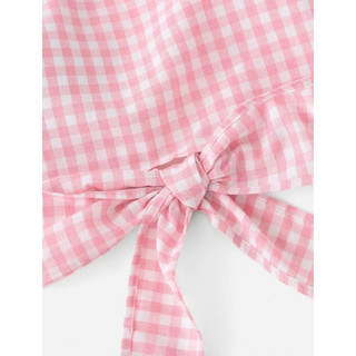 [ORDER SHEIN] Áo Hai Dây Sọc Caro