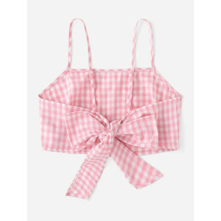 [ORDER SHEIN] Áo Hai Dây Sọc Caro