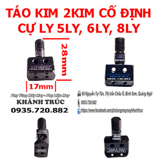 ( 5ly + 6ly + 8ly) Táo kim máy 2 kim cố định loại TỐT máy may (khâu) công nghiệp 2kim