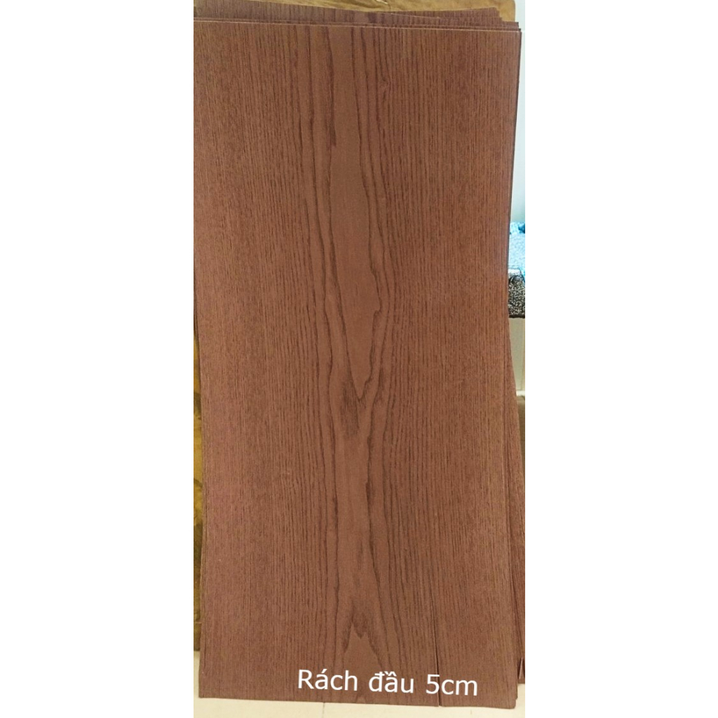 Ván lạng veneer Sồi Mỹ nhuộm màu đỏ QC 300*650mm dùng dán thùng loa, handmade, tranh, mỹ thuật...