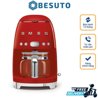 Máy pha cà phê smeg dcf02creu, máy pha cafe, espresso, cappuccino, dung tích 1.4l, nhập đức, bh 12 tháng
