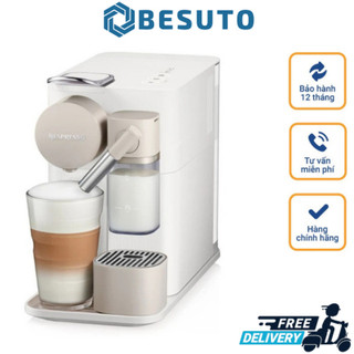 Máy pha cà phê viên nén nespresso delonghi lattissima one en 510.w, máy pha cafe, espresso,19 bar, nhập đức, bh 12 tháng