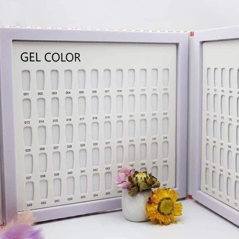 Sổ trưng bày mẫu móng 120 ô, thiết kế đẹp , gập ra gập vào dễ dàng