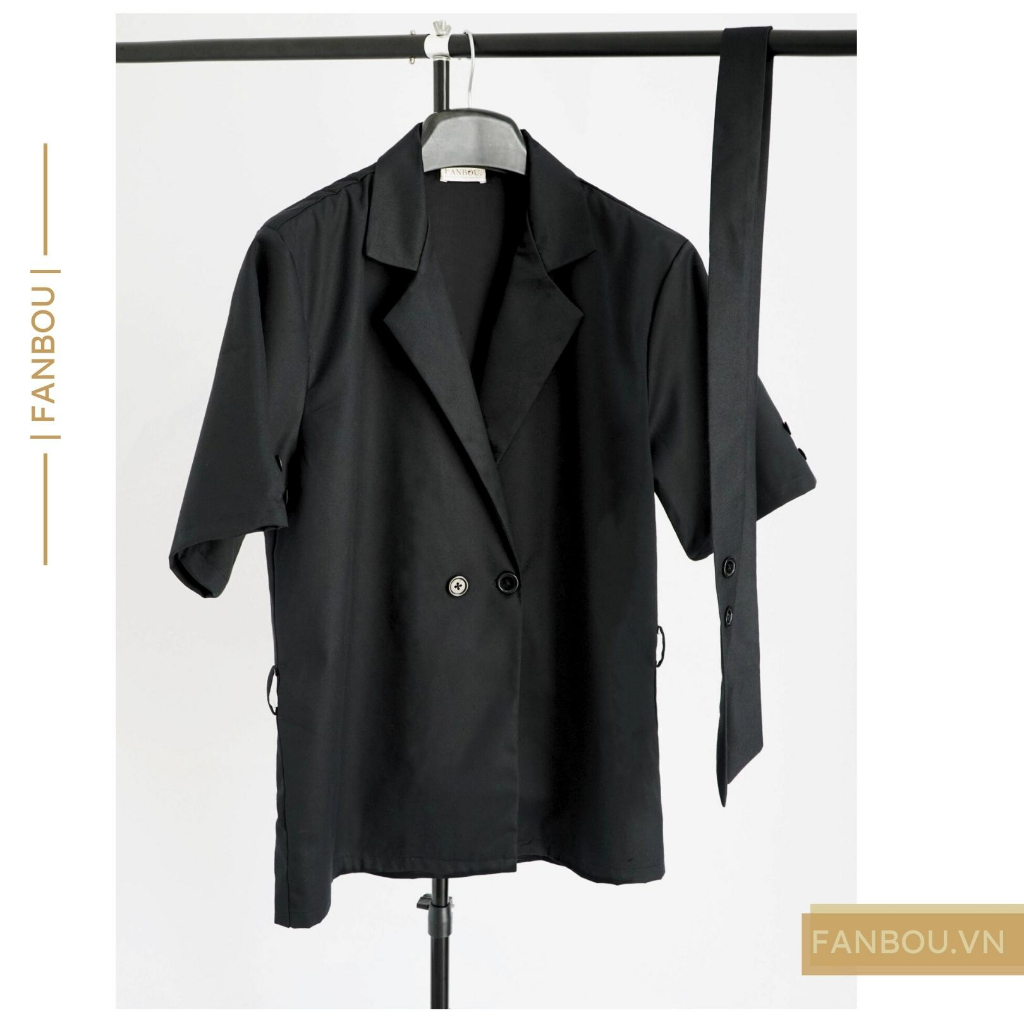 Áo Khoác Blazer Nam Thân Dây Buộc Xéo Tay Ngắn - AK005 - FANBOU | BigBuy360 - bigbuy360.vn