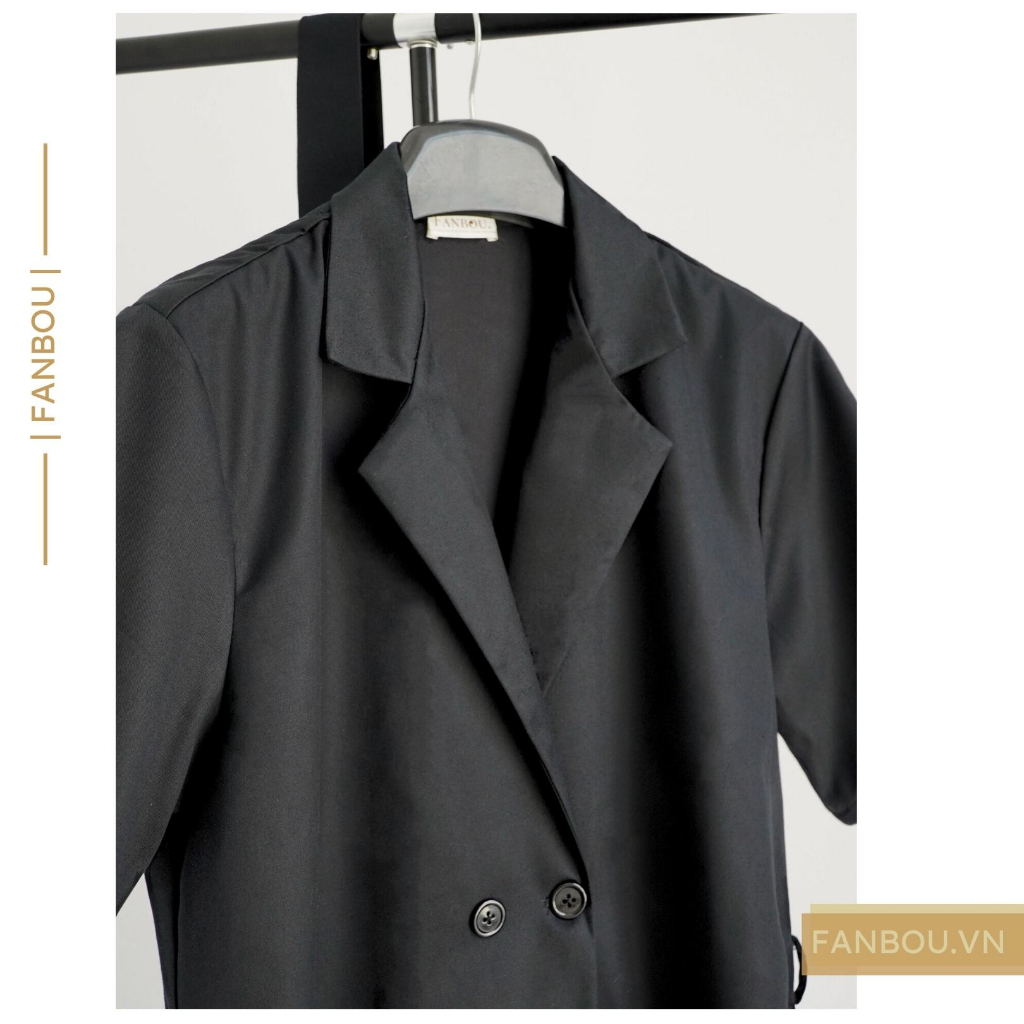 Áo Khoác Blazer Nam Thân Dây Buộc Xéo Tay Ngắn - AK005 - FANBOU | BigBuy360 - bigbuy360.vn