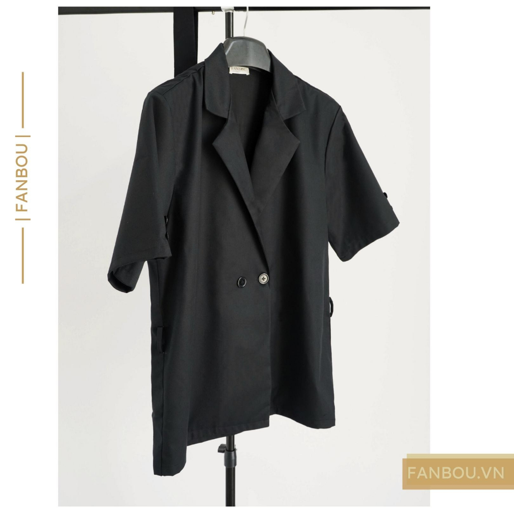 Áo Khoác Blazer Nam Thân Dây Buộc Xéo Tay Ngắn - AK005 - FANBOU | BigBuy360 - bigbuy360.vn