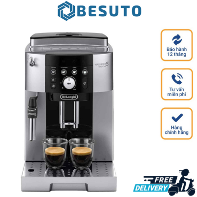 Máy Pha Cà Phê Tự Động DELONGHI ECAM 250.23.SB, Máy Pha Cafe, Espresso, Cappuccino, Áp Suất 15 Bar, Nhập Đức, BH 12Tháng