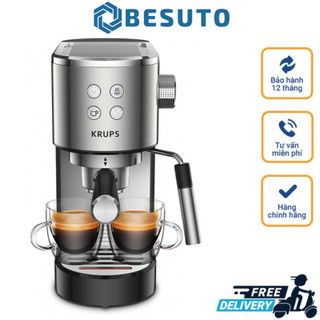 Máy pha cà phê tự động krups virtuoso xp442c11, máy pha cafe, espresso, cappuccino, coffee machine, nhập đức