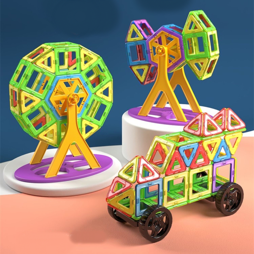 Đồ chơi xếp hình nam châm  đa dạng hình ghép giúp bé phát triển tư duy