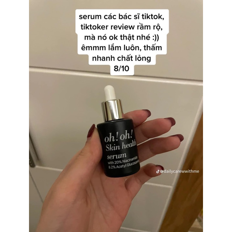 Serum Niacinamide 20% Oh!Oh dưỡng sáng và kiểm soát lcl