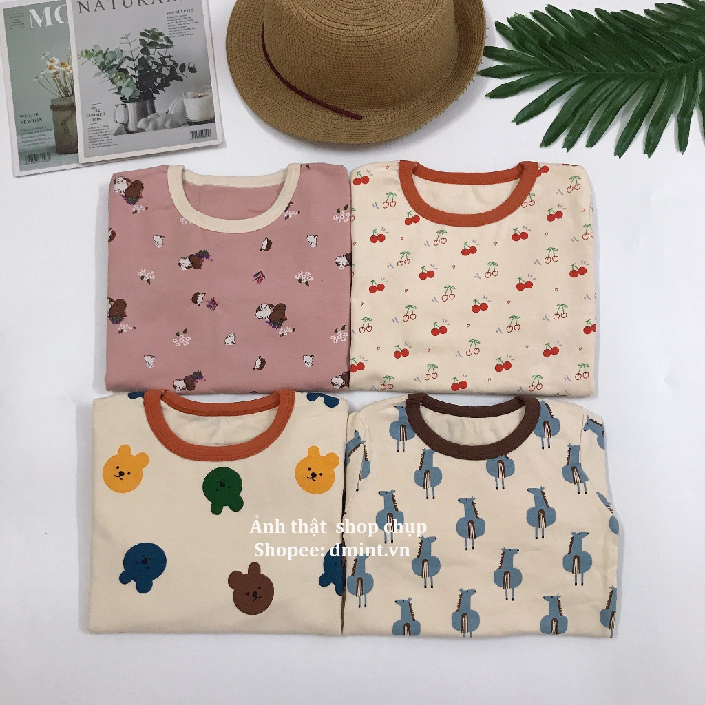 Bộ ngủ Ambb Kids dài tay cho bé trai/ bé gái DMINT - Quần áo thu đông mẫu mới nhất