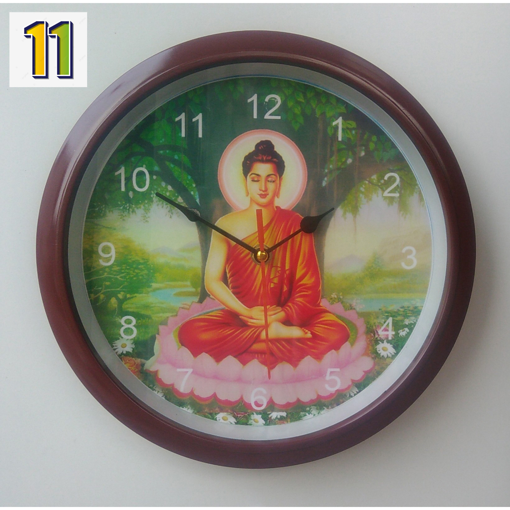 Đồng hồ treo tường hình phật 1
