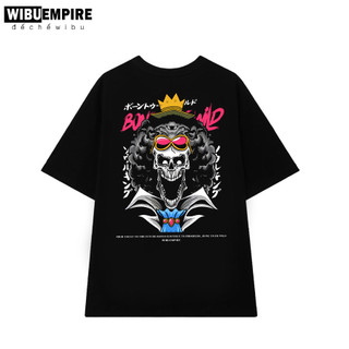 Wibu empire | áo thun form rộng brook | anime one piece - áo phông unisex
