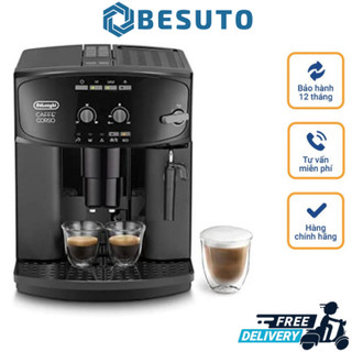 Máy pha cà phê delonghi esam 2900.b, máy pha cafe, espresso, cappuccino, 15 bar, bình nước 1.8l, nhập đức, bh 12 tháng