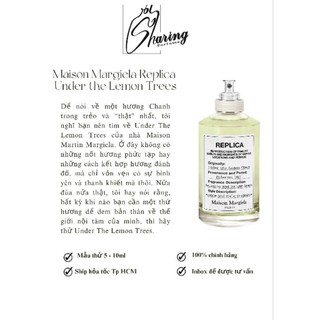 💥Sharingperfume - Nước hoa Maison Martin Margiela Replica Under Lemon Tree