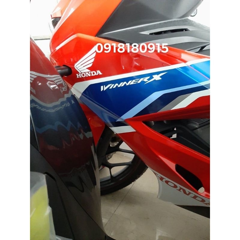 Tem cánh yếm tem ốp trước yếm Winner x hrc phiên bản đường đua Honda