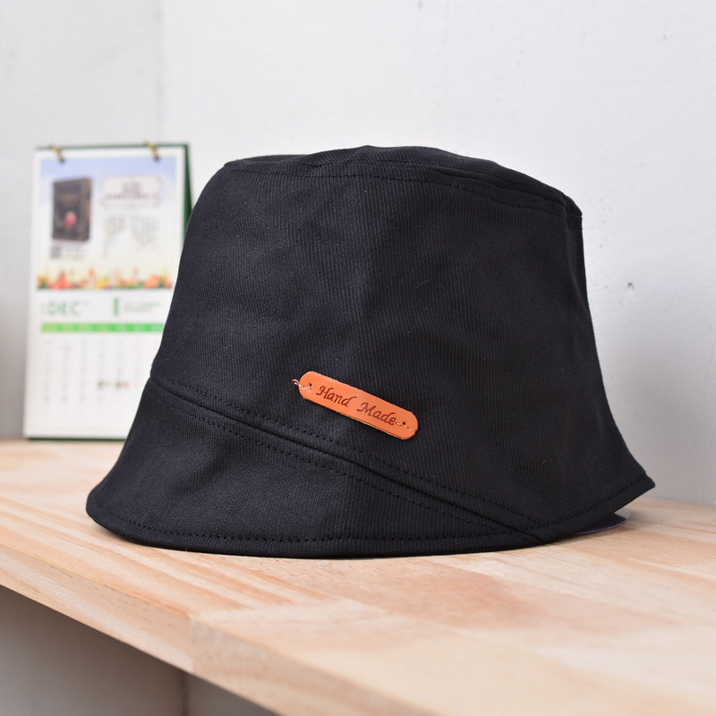 Mũ Bucket Unisex Vành Cụp Xéo Cá Tính ORII Kiểu Nón Tai Bèo Vải Cotton Phong Cách Hàn Quốc Thời Trang Thu Đông