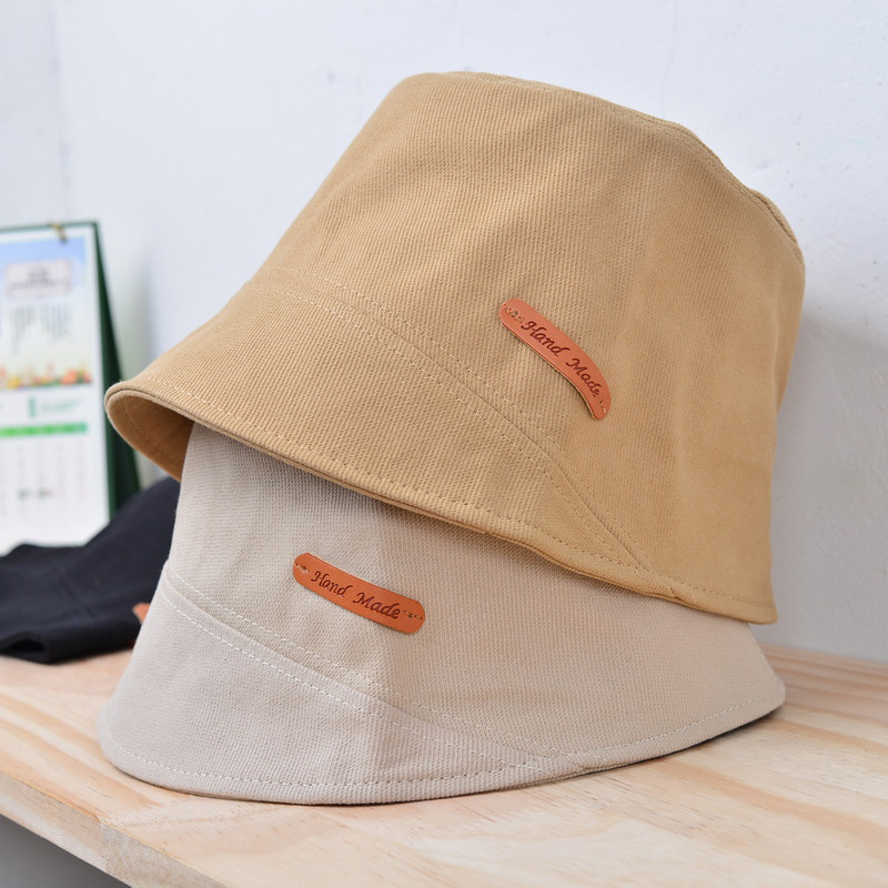 Mũ Bucket Unisex Vành Cụp Xéo Cá Tính ORII Kiểu Nón Tai Bèo Vải Cotton Phong Cách Hàn Quốc Thời Trang Thu Đông