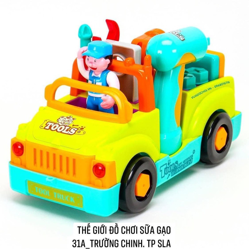 Ô tô xe tải cơ khí thông minh 🚛 Bé tập làm kỹ sư sửa