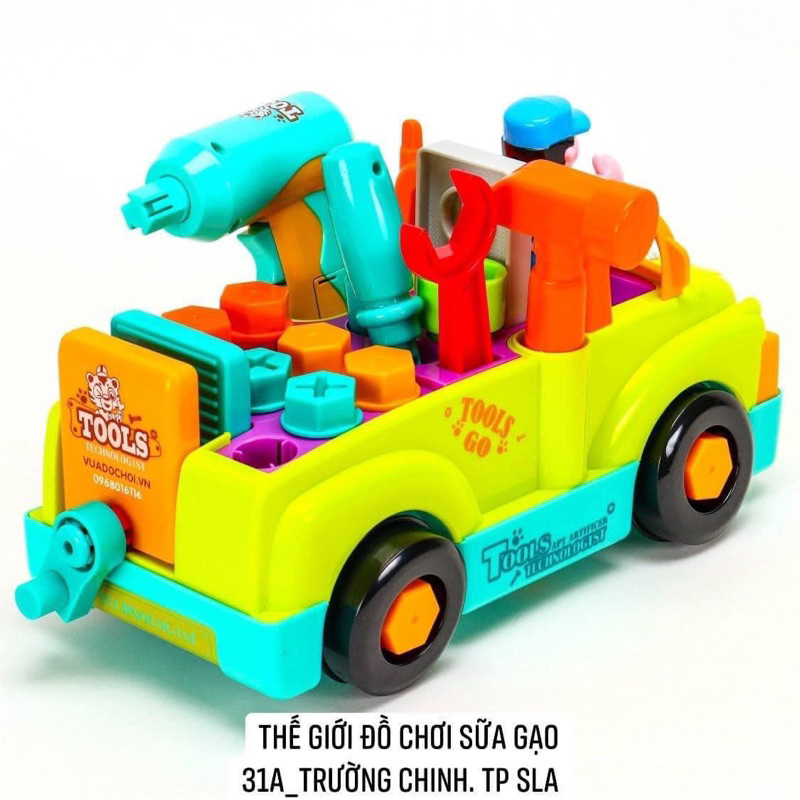 Ô tô xe tải cơ khí thông minh 🚛 Bé tập làm kỹ sư sửa