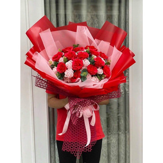 Cốt Hoa Sáp Tự Cắm 35 -99 bông ( 🌷CỐT KHÔNG KÈM HOA🌷) Quà Tặng Dịp Sinh Nhật và các dịp Lễ 14-2 / 8-3 / 20-10 / 20/11