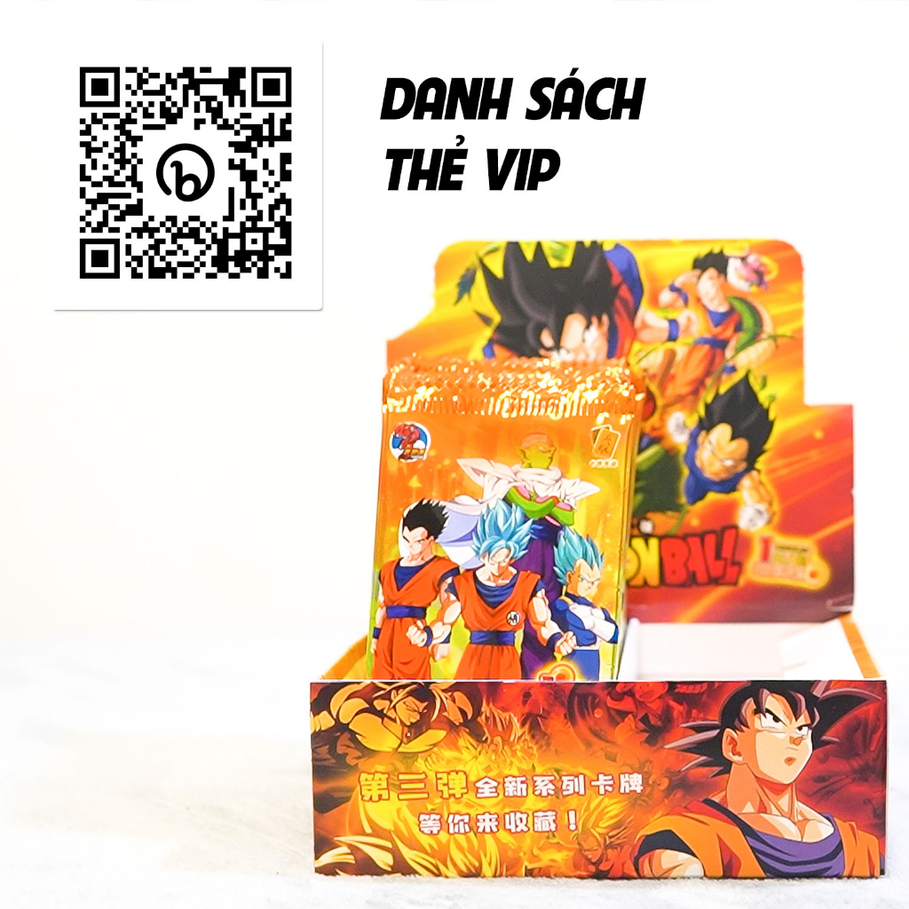 Pack Thẻ Nhân Phẩm Dragon Ball Loại 1  | CuVac Thẻ & Mô Hình