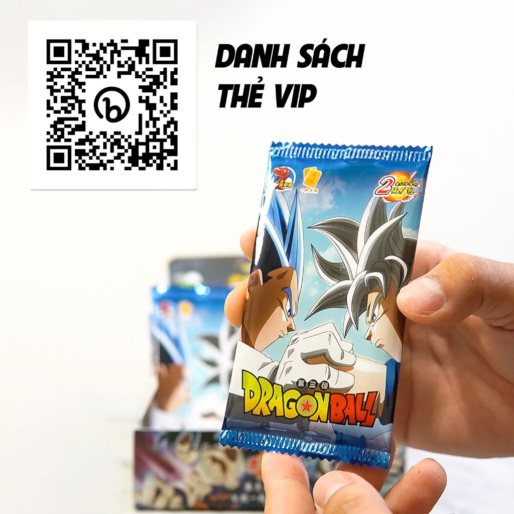 Pack Thẻ Nhân Phẩm Dragon Ball Loại 2  | CuVac Thẻ & Mô Hình