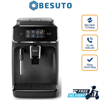 Máy pha cà phê tự động philips ep2221/40, máy pha cafe, espresso, cappuccino,tự vệ sinh, nhập đức, bh 12 tháng