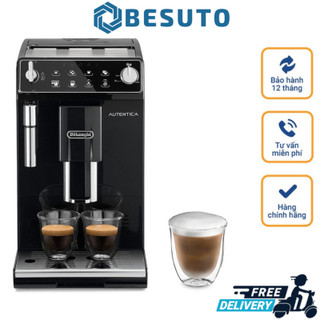 Máy pha cà phê tự động delonghi ecam 25.120.b, máy pha cafe, espresso, cappuccino, tự vệ sinh, made in romania