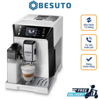 Máy pha cà phê delonghi primadonna ecam 550.65 sb, máy pha cafe, espresso, cappuccino, 19 bar, 2l, nhập đức, bh 12 tháng