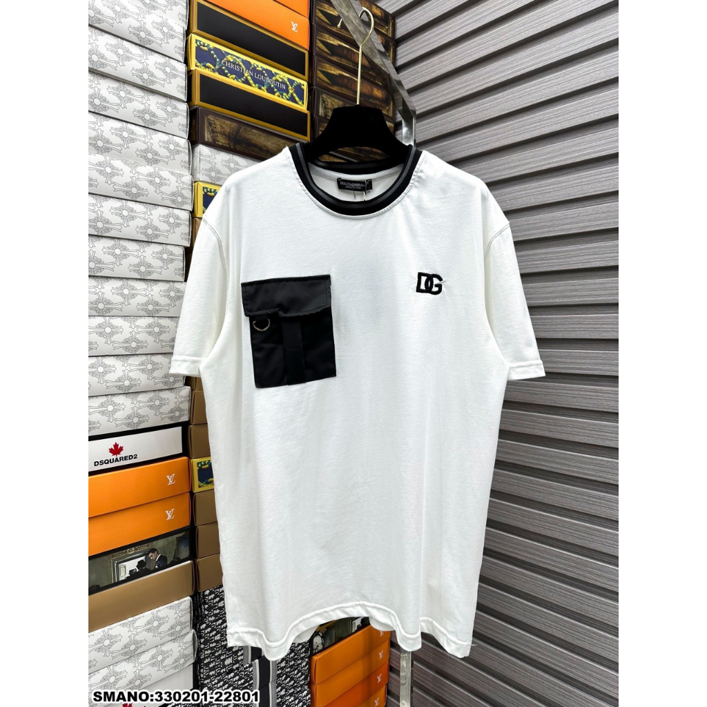 Áo Thun Cotton Nam Tang Túi Logo D.G Cao Cấp Mới Nhất
