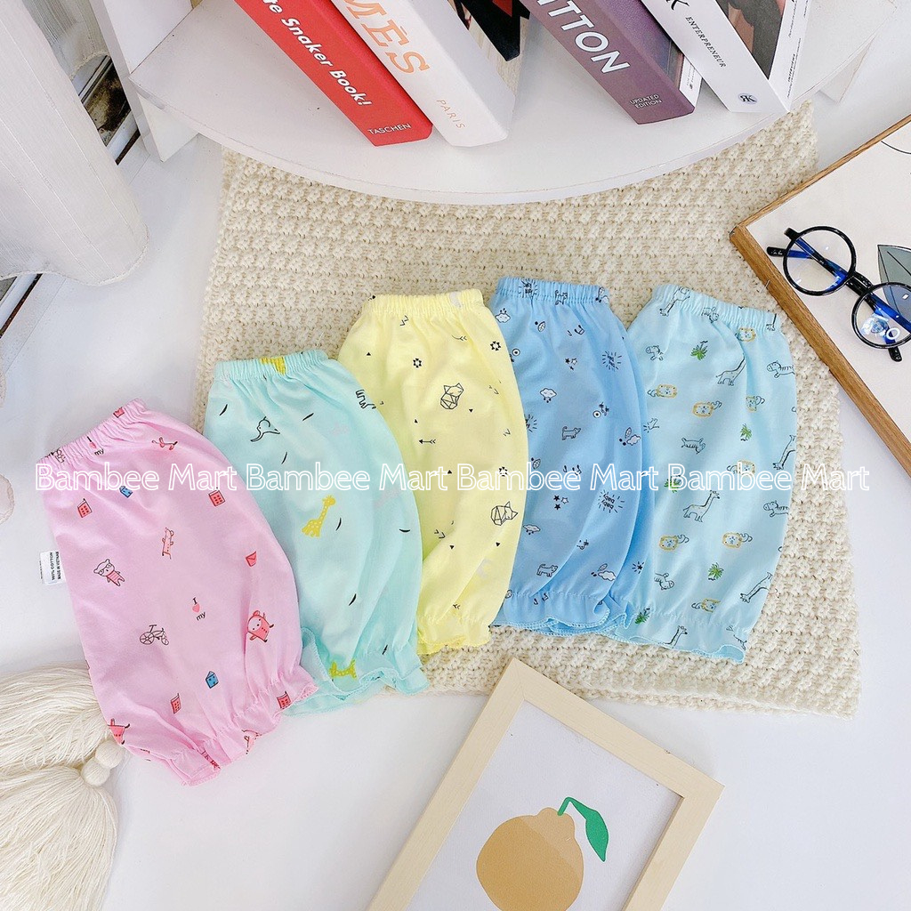Set 10 quần đùi cộc cotton cho bé gái