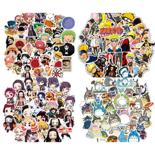 Set 50 hình dán trang trí naruto, one piece