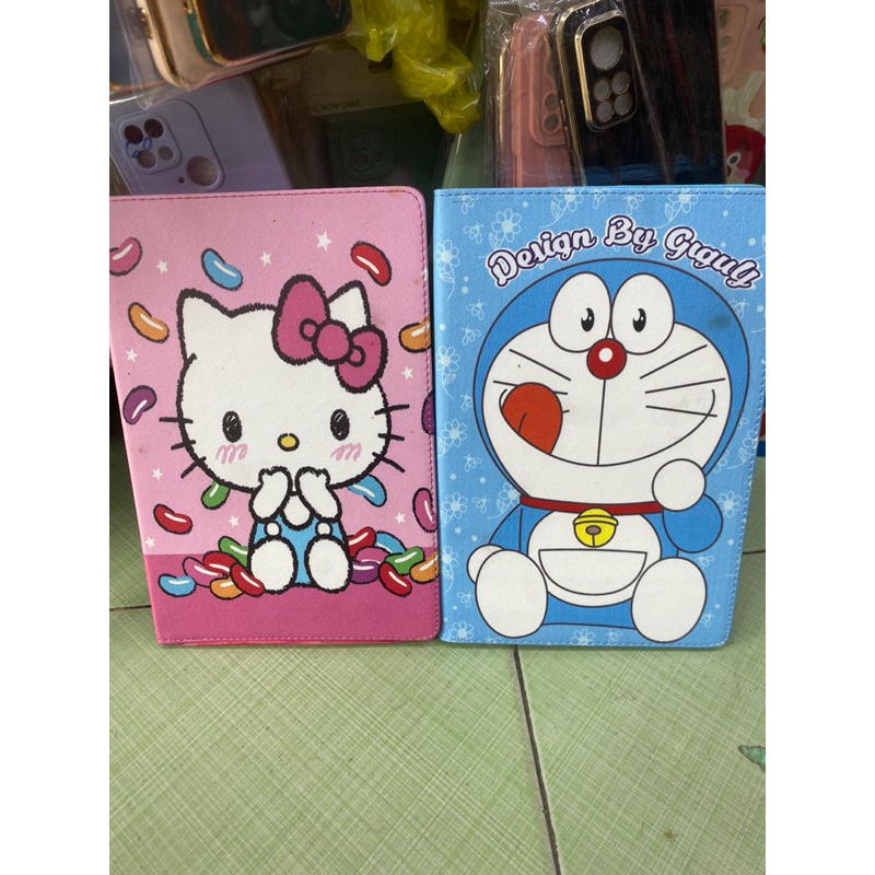 Bao da Samsung Tab S6 10.5 inch T860 dẻo hình Doremon , kitty dễ thương .