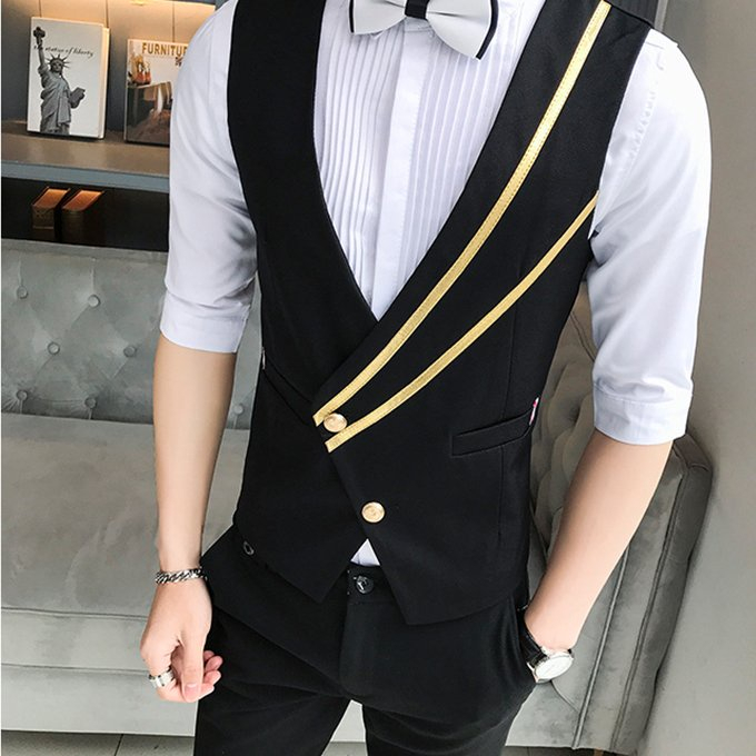 Áo vest nam , sang trọng, lịch lãm đạm chất phái mạnh mã H52