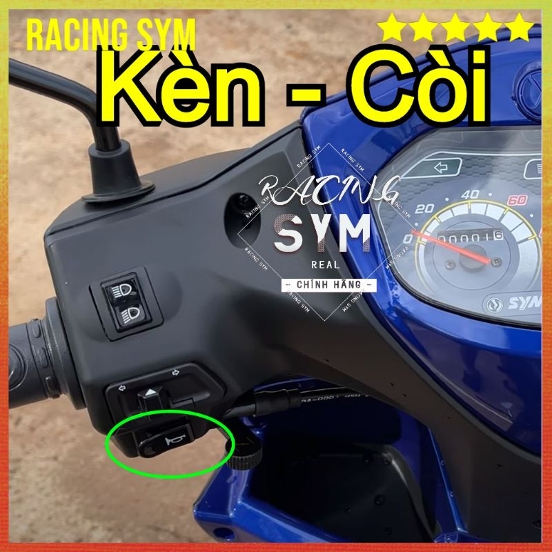 Nút công tắc xe Galaxy 50cc chính hãng SYM