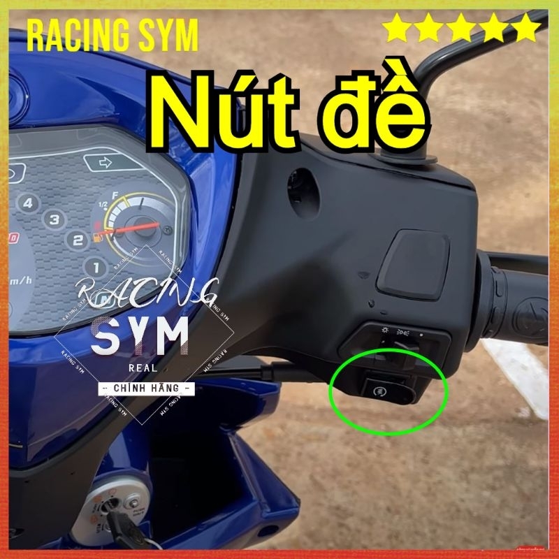 Nút công tắc xe Galaxy 50cc chính hãng SYM