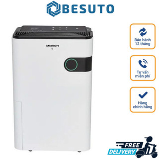 Máy hút ẩm không khí medion md11132, công suất 24 lít/ngày, tiết kiệm điện, độ ồn thấp, nhập đức, bh 12 tháng