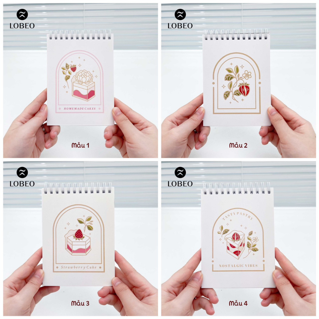 Sổ vẽ Mini Sketchbook Strawberry A6 200gsm 30 tờ