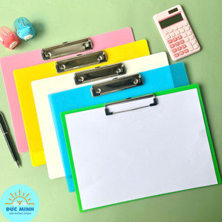 Trình ký A4 NGANG nhựa dẻo Mylac ML1108 - Bìa trình ký kẹp tài liệu, bill, hóa đơn,...Đủ màu - vpp Diệp Lạc (sỉ/lẻ)