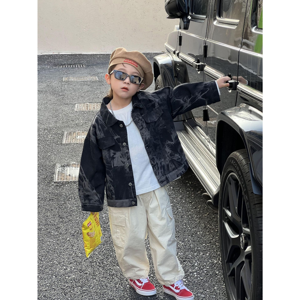 ÁO KHOÁC JEAN PHONG CÁCH ĐƯỜNG PHỐ DÀNH CHO BÉ TRAI