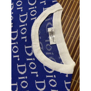 đầm len mongtoghi hoạ tiết dior