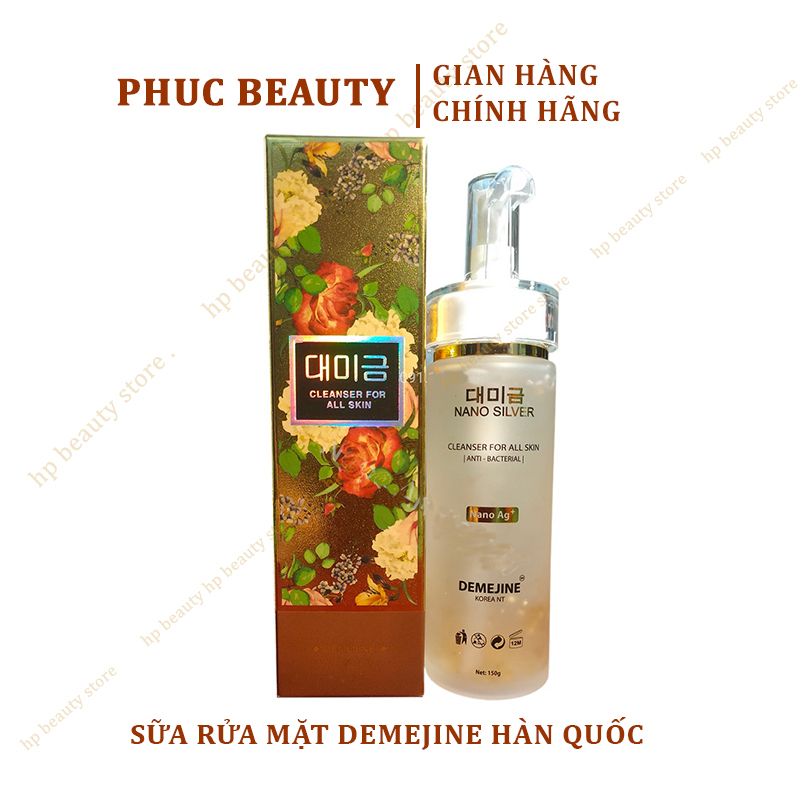 Sữa rửa mặt Demejine Hàn Quốc 100ml - Làm sạch sâu kiềm dầu tốt hỗ trợ ngăn ngừa mụn hiệu quả