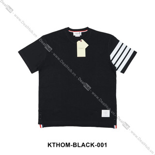 Áo thun thom browne 4-bar t-shirt black.
