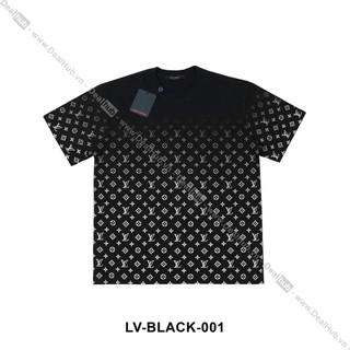Áo thun Lou.is Vui.tton Monogram Gradient T-Shirt Black.
