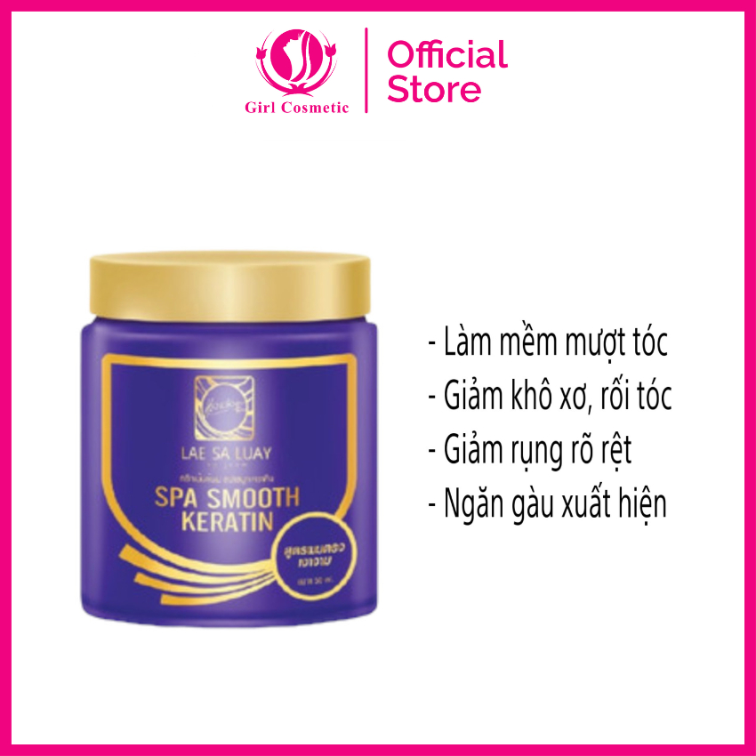 Kem Ủ Tóc Lae Sa Luay SPA Smooth Keratin ( Thái Nội địa) – 250mL